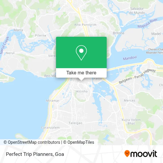 Perfect Trip Planners map