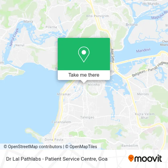 Dr Lal Pathlabs - Patient Service Centre map