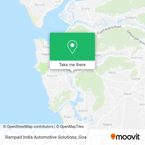 Rampad India Automotive Solutions map