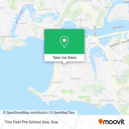 Tiny  Feet Pre School Goa map