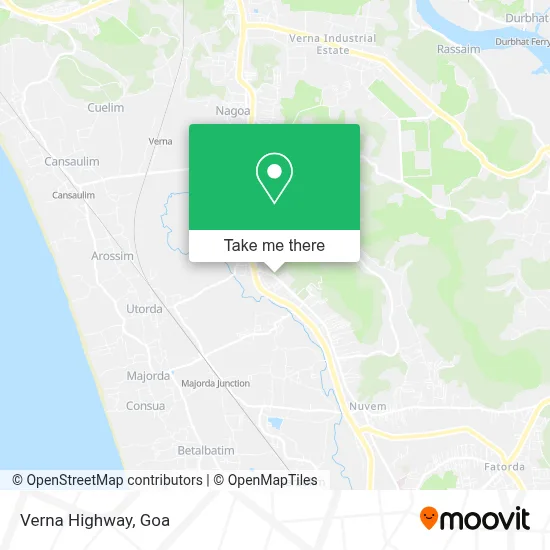 Verna Highway map