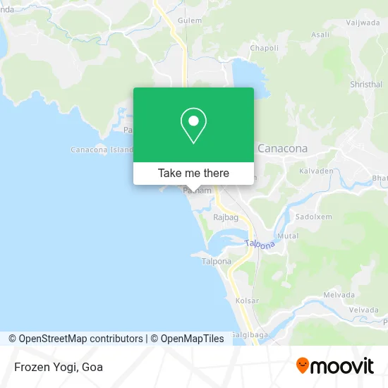 Frozen Yogi map