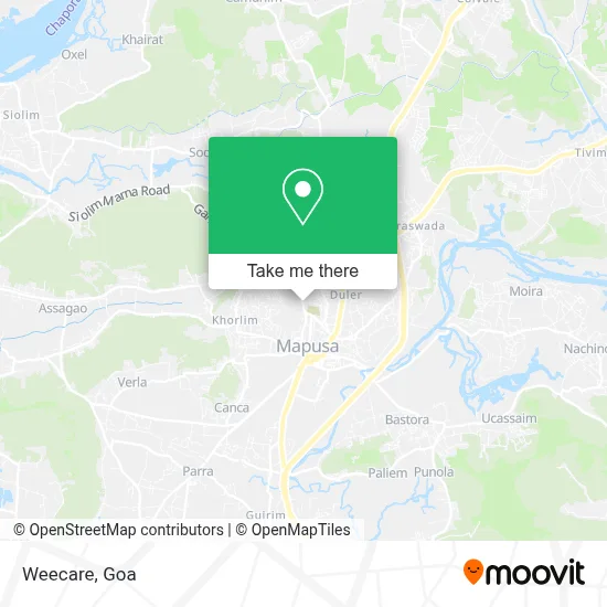 Weecare map