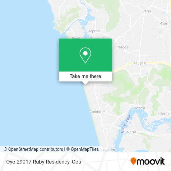 Oyo 29017 Ruby Residency map