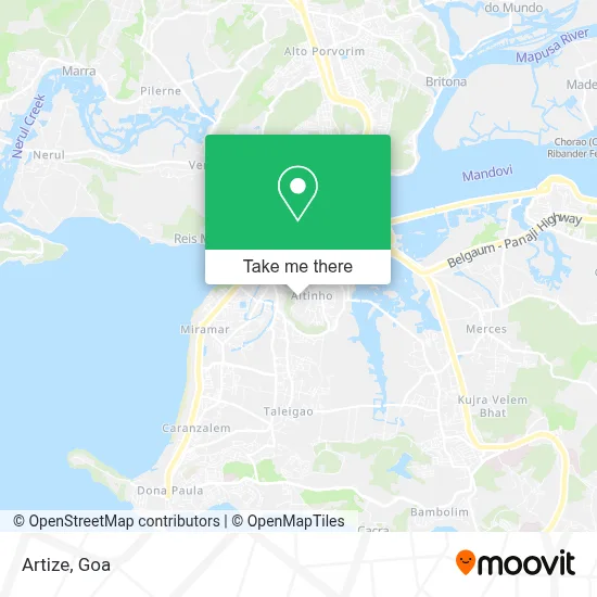 Artize map
