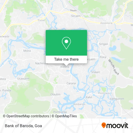 Bank Of Baroda map