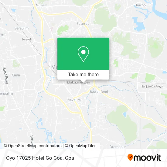 Oyo 17025 Hotel Go Goa map
