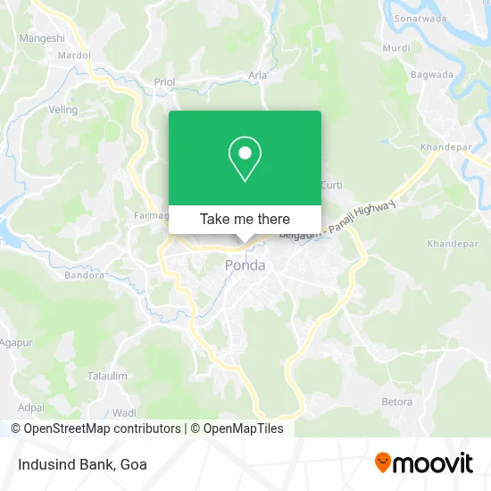 Indusind Bank map