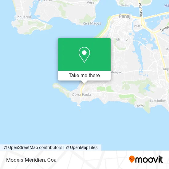 Models Meridien map