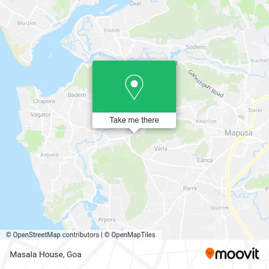 Masala House map