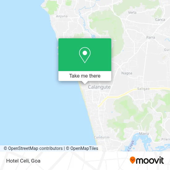 Hotel Celi map
