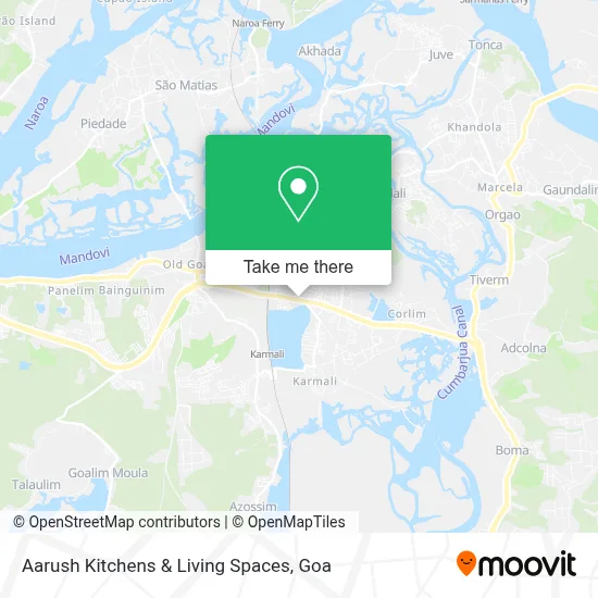 Aarush Kitchens & Living Spaces map