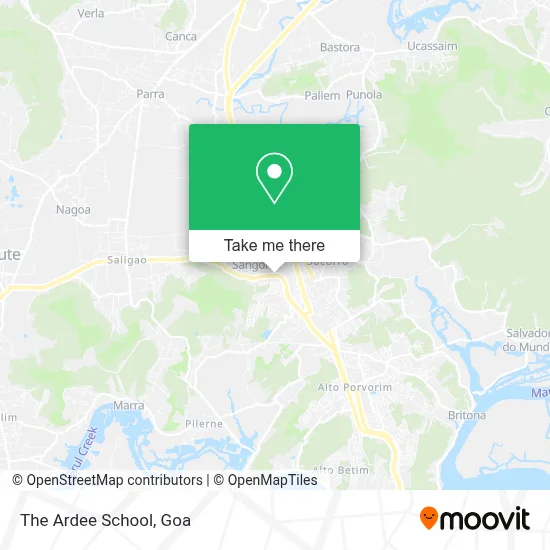 The Ardee School map
