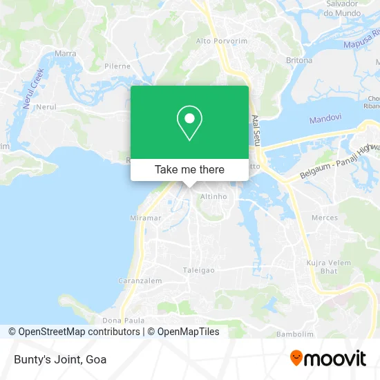 Bunty's Joint map