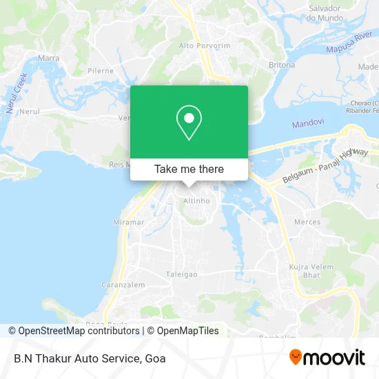 B.N Thakur Auto Service map