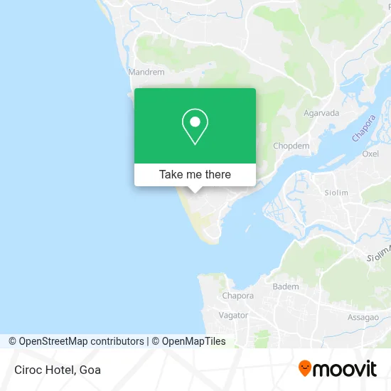 Ciroc Hotel map