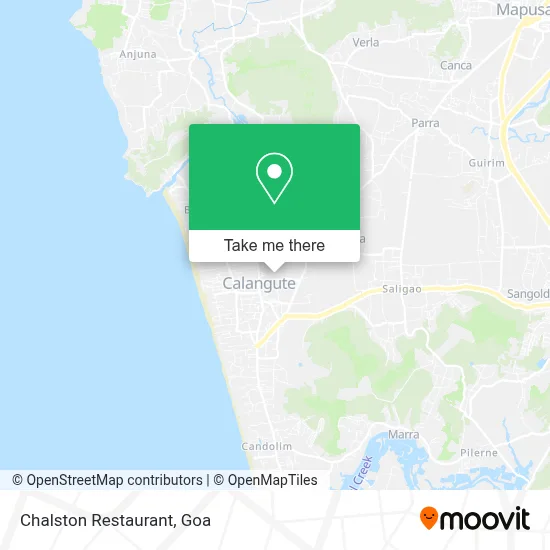 Chalston Restaurant map