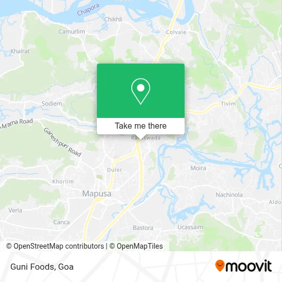Guni Foods map