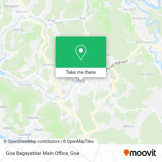 Goa Bagayatdar Main Office map