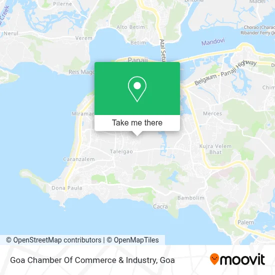Goa Chamber Of Commerce & Industry map