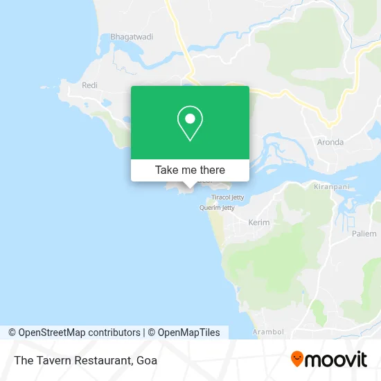 The Tavern Restaurant map
