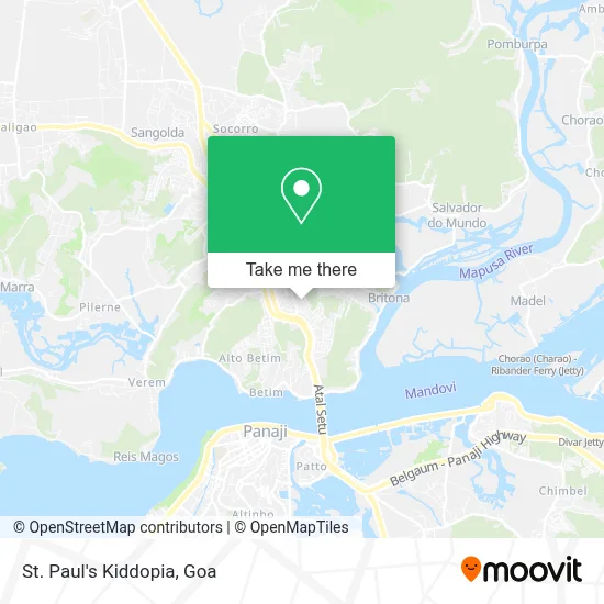 St. Paul's Kiddopia map