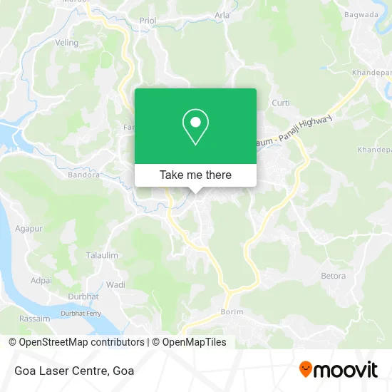 Goa Laser Centre map
