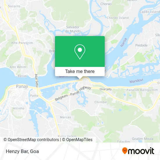 Henzy Bar map