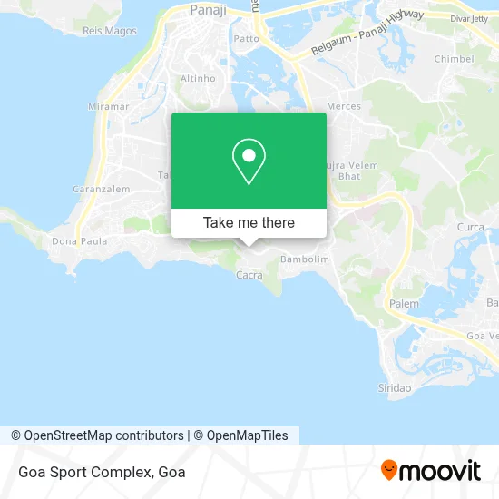 Goa Sport Complex map