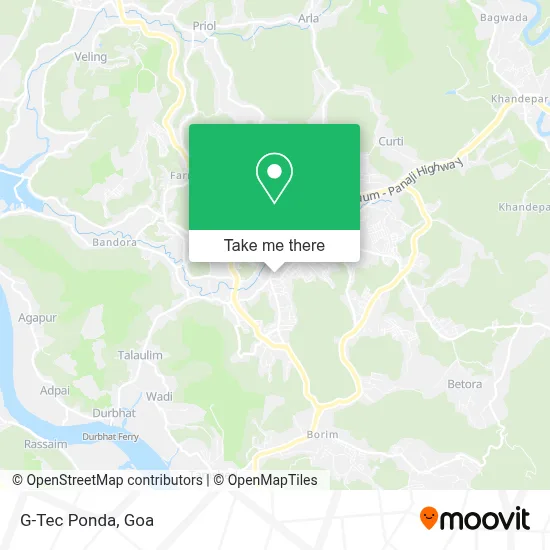 G-Tec Ponda map