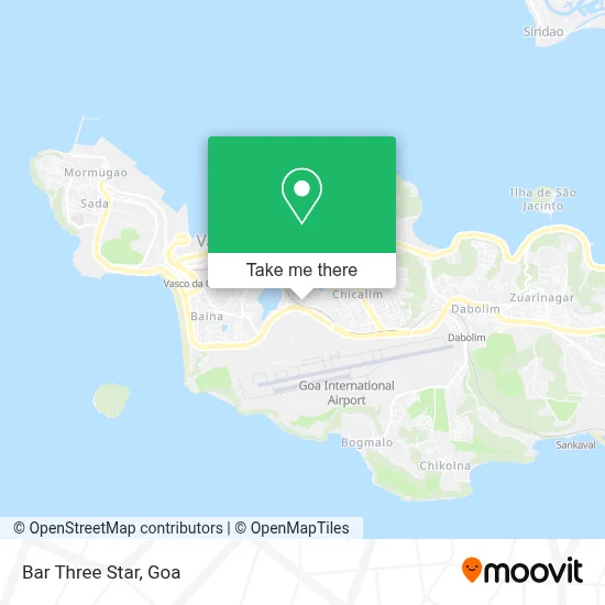 Bar Three Star map