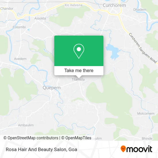 Rosa Hair And Beauty Salon map