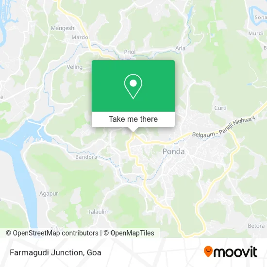 Farmagudi Junction map