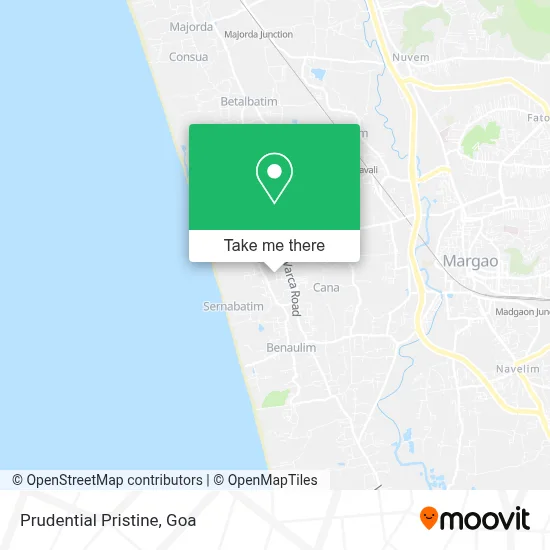 Prudential Pristine map
