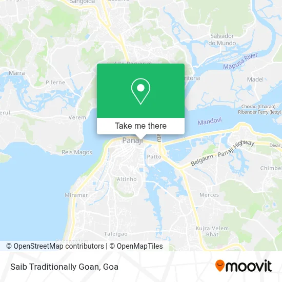 Saib Traditionally Goan map