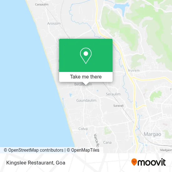 Kingslee Restaurant map