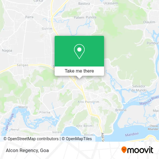 Alcon Regency map