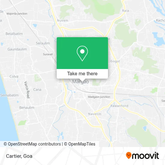 Cartier map