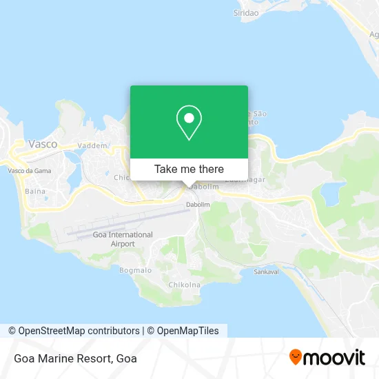 Goa Marine Resort map