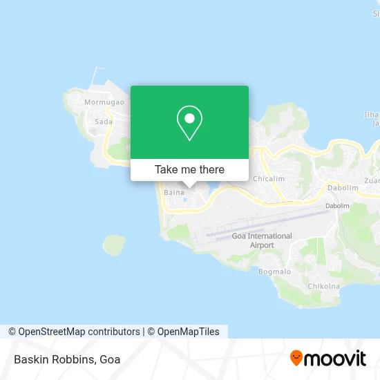 Baskin Robbins map