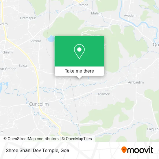 Shree Shani Dev Temple map