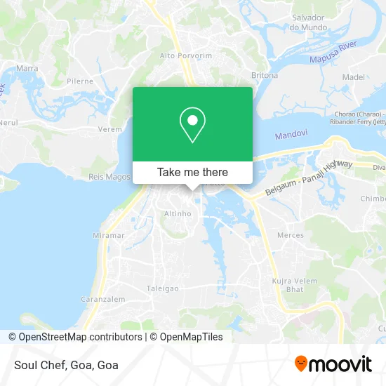 Soul Chef, Goa map