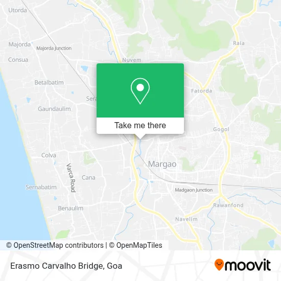 Erasmo Carvalho Bridge map