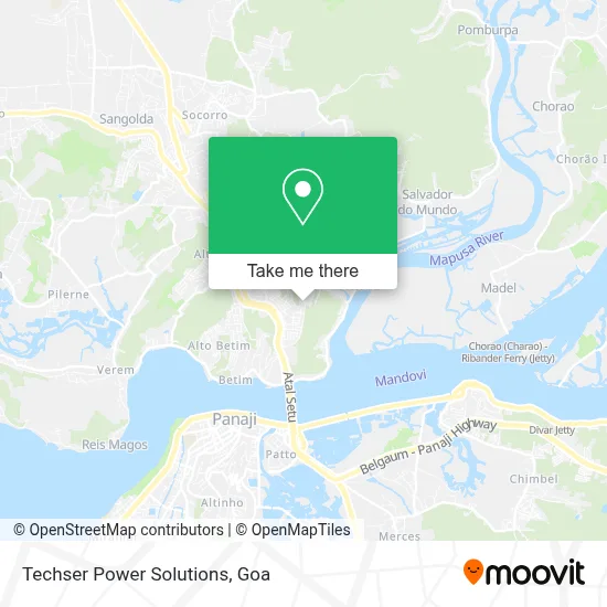 Techser Power Solutions map