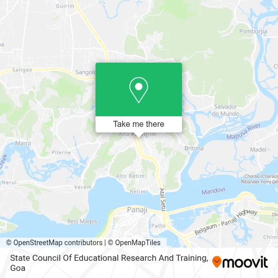 State Council Of Educational Research And Training map