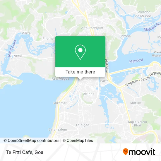 Te Fitti Cafe map
