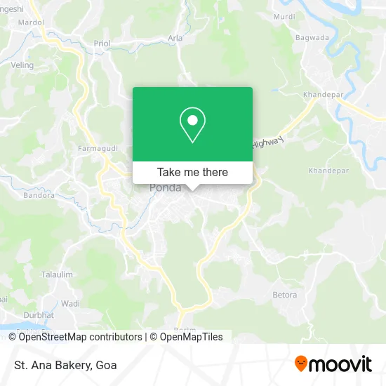 St. Ana Bakery map