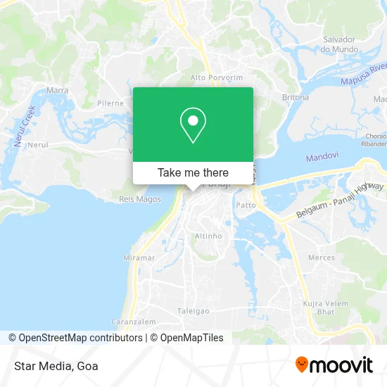 Star Media map
