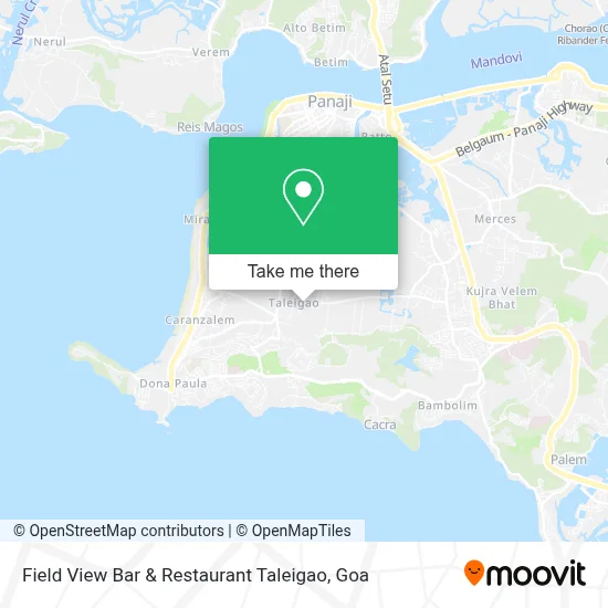 Field View Bar & Restaurant Taleigao map