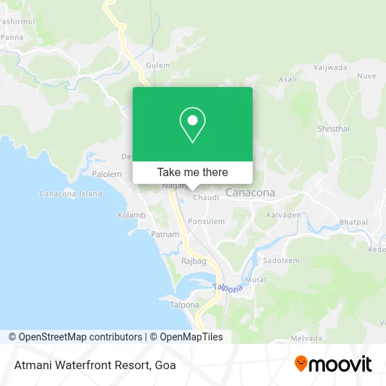 Atmani Waterfront Resort map